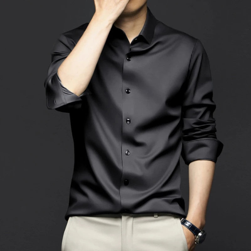 Summer Spring Men's Long-sleeved Shirt