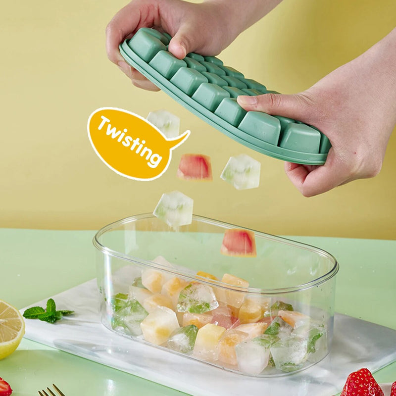 Molded Flexible Ice Cube, Ball Freezer Maker