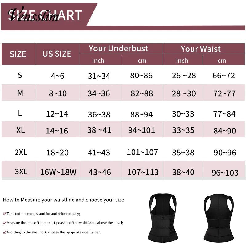 Women's Corset Sauna Sweat Waist Trainer