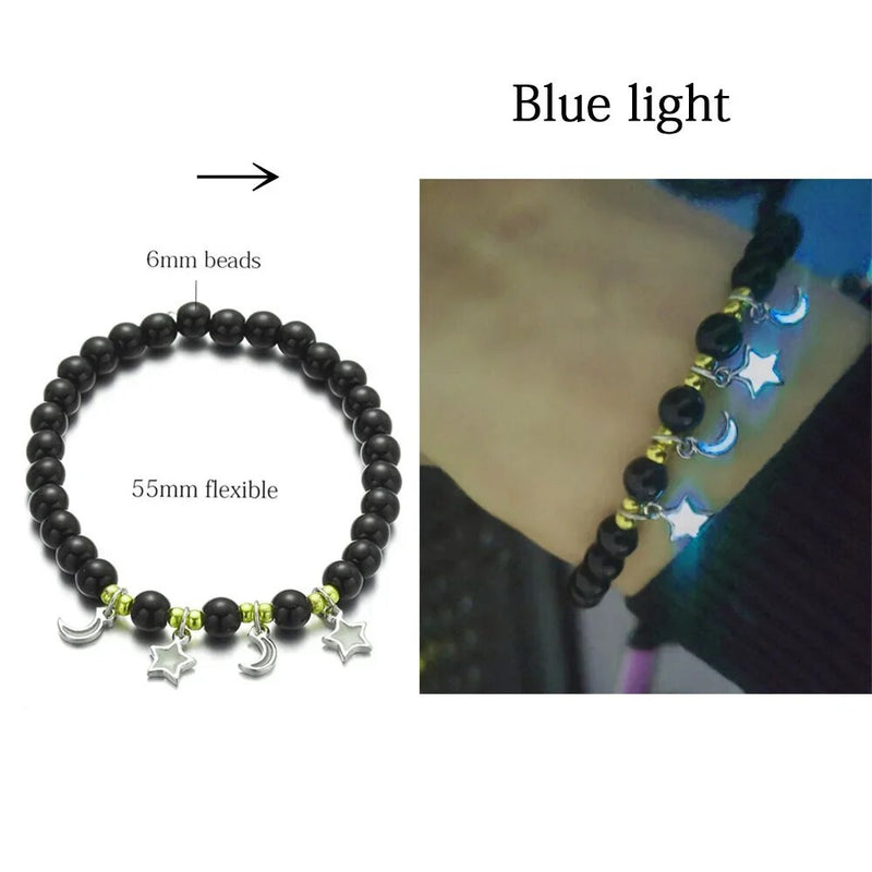 Natural Yoga Healing Stone Glow Bracelet