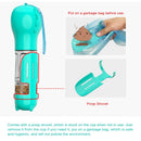 Portable Cat Dog Water Bottle Food Feeder