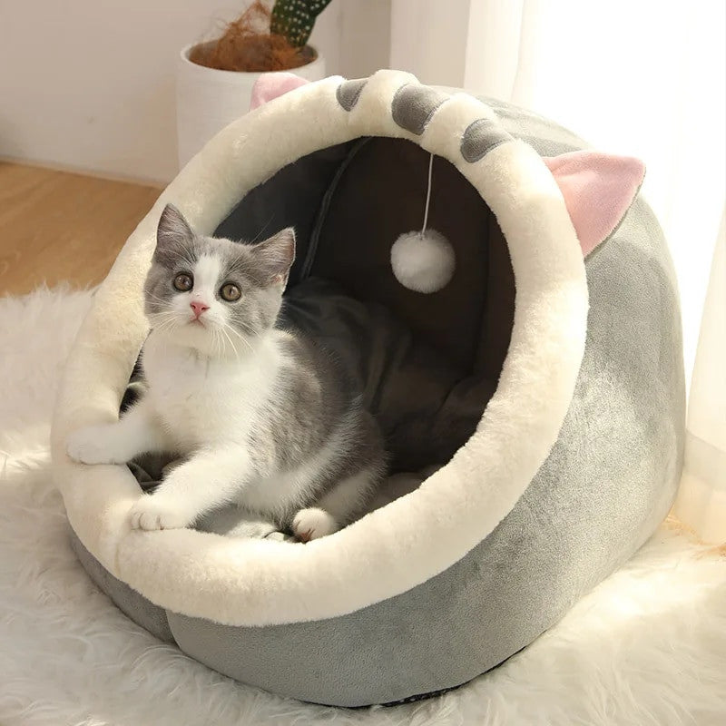 Cats Small Tent Cave Self-Warming Bed