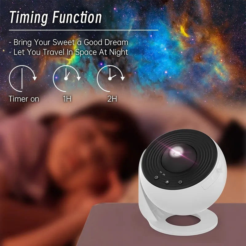 360° Rotate Night Light Galaxy Projector