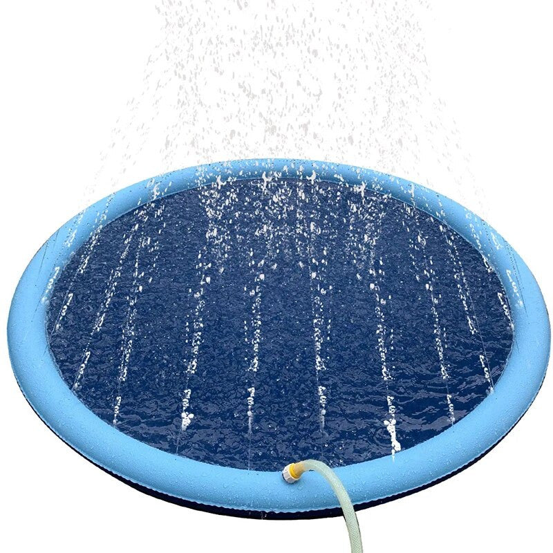 Inflatable Pet Sprinkler Cooling Play Pool