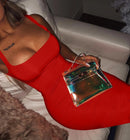 Mas-express Summer Sexy Tank Top Dress