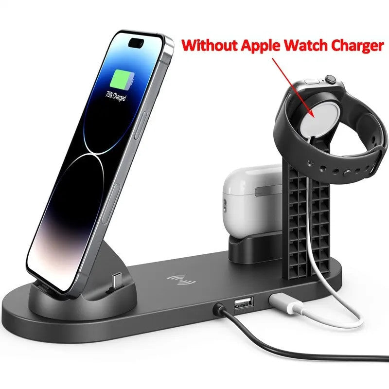 5 In 1 Wireless Charger Dock Station For iPhone