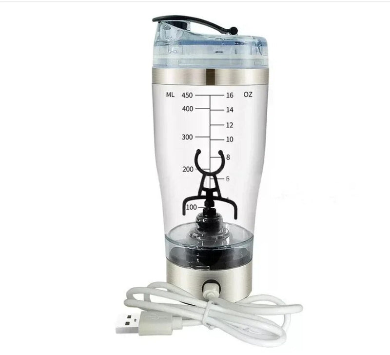 600ml Electric USB Protein Shake Stirrer  Bottle