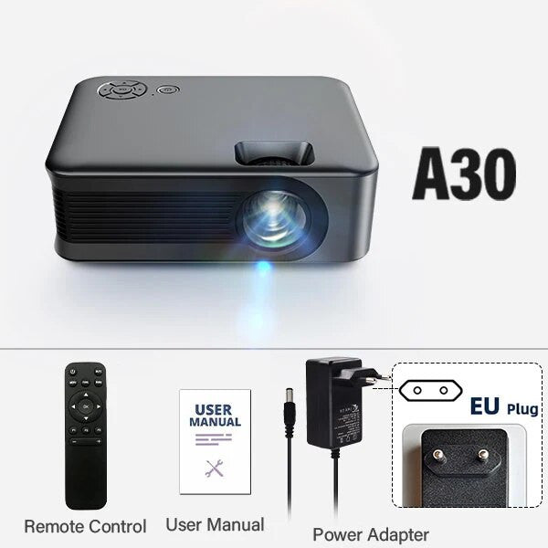 AUN A30 Mini Portable Theater Projector