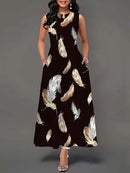 Summer Boho Women's Long Floral Dresses