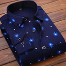 Men's Winter Warm Long Sleeve Plaid Shirts