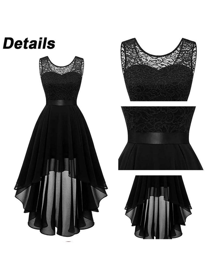 Women's Elegant Solid Slim Tank Skirt Dress