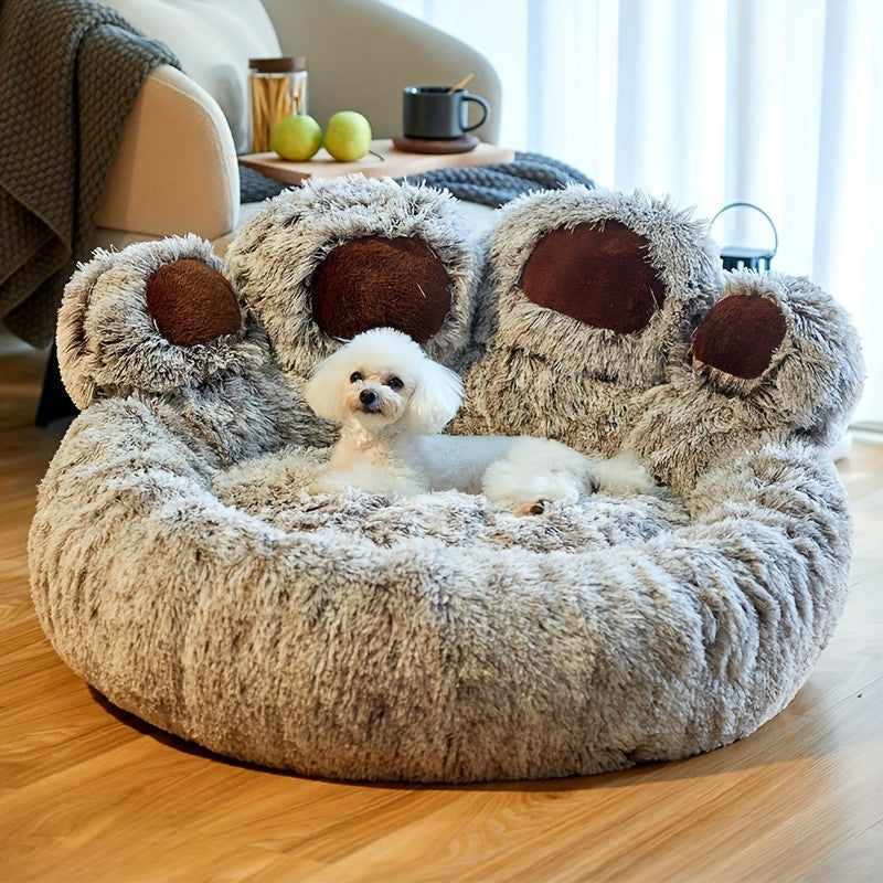 Dog Cat Pet Sofa Paw Shape Bed