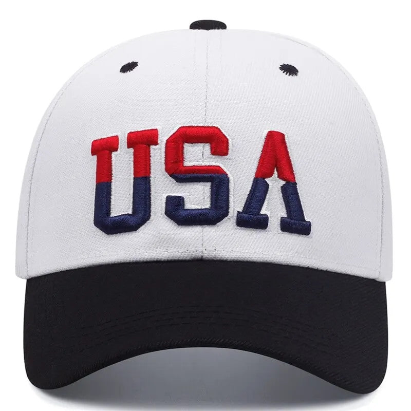 USA Embroidered Fashion Fastball Classic Caps