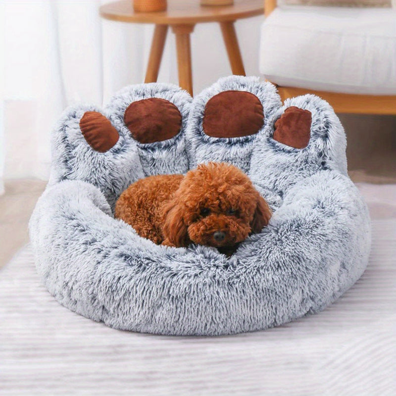 Dog Cat Pet Sofa Paw Shape Bed