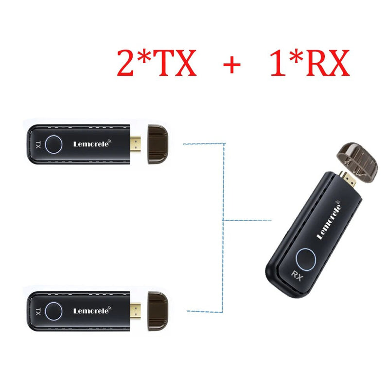 Lemorele 50M Wireless HDMI Transmitter Receiver