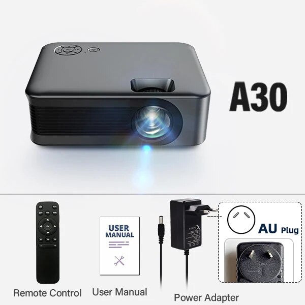 AUN A30 Mini Portable Theater Projector