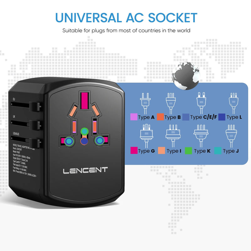 All-in-one Universal Travel Adapter Charger