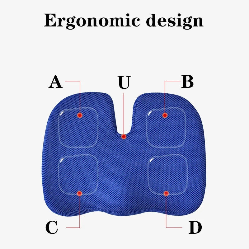 Memory Foam U-seat Massage Chair Cushion