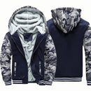 Men's Winter Camouflage Thicken Hooded Jackets