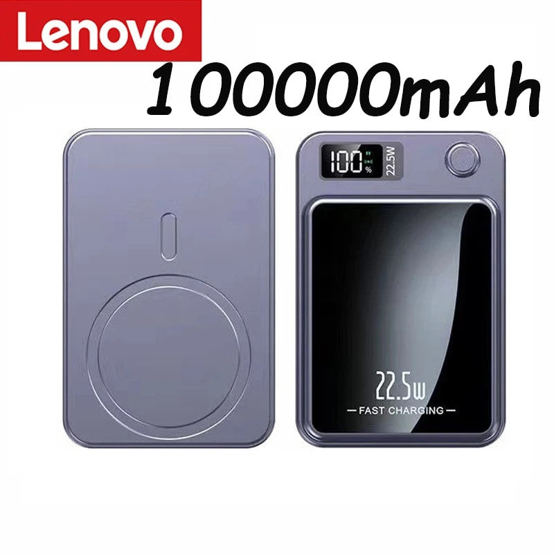 Portable Lenovo 30000mAh Fast Charge Power Bank