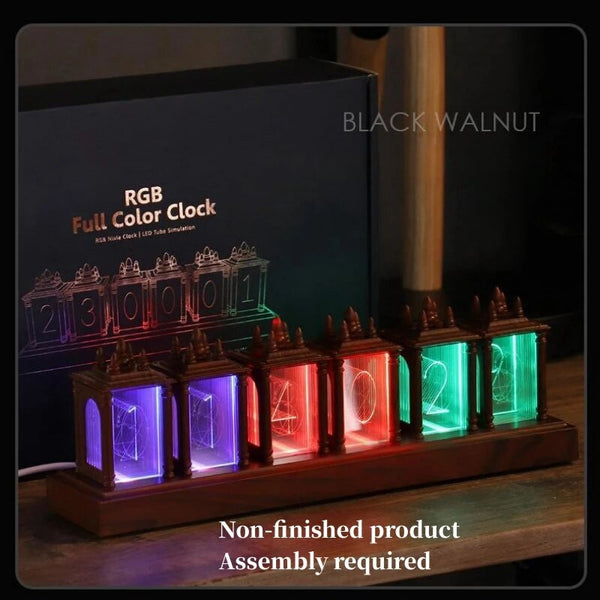 RGB LED Glows Digital Nixie Tube Clock