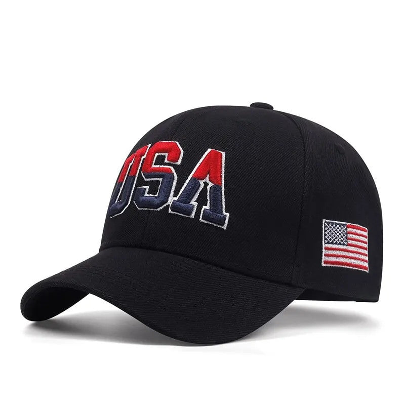 USA Embroidered Fashion Fastball Classic Caps