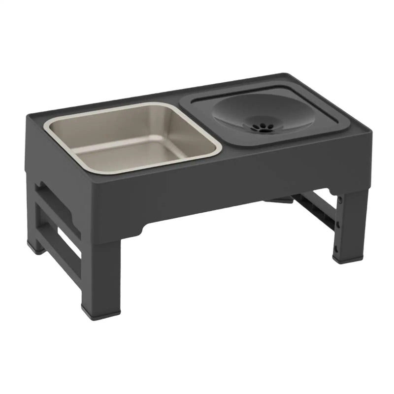 Elevated Adjustable Raised Dog Bowl