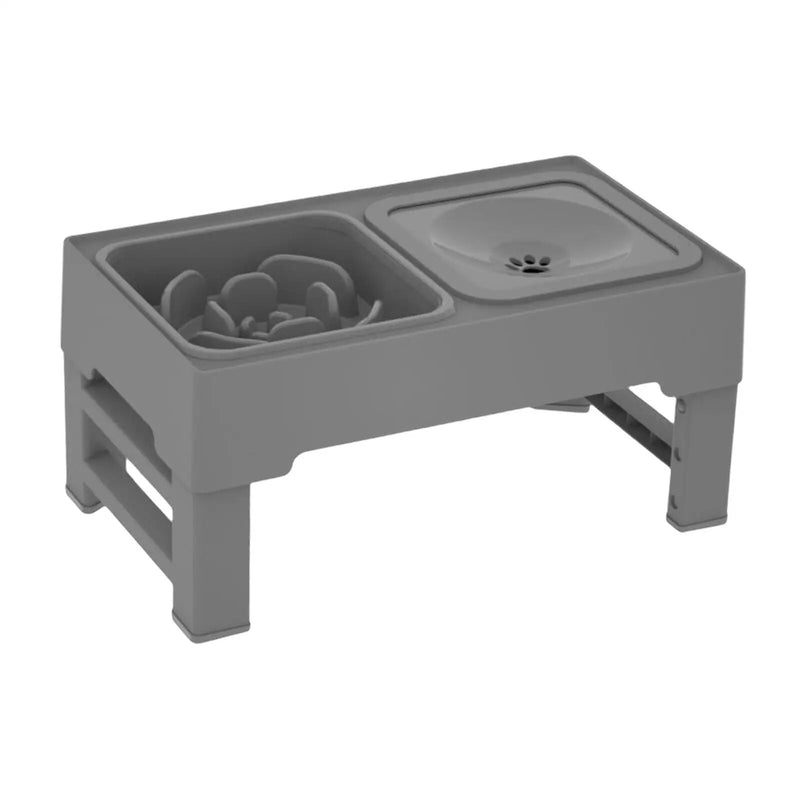 Elevated Adjustable Raised Dog Bowl