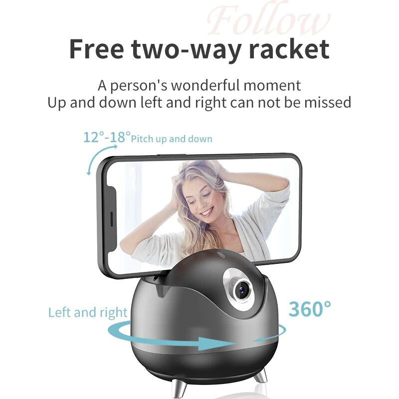 360° Rotation Auto Face Smart Tracking Tripod