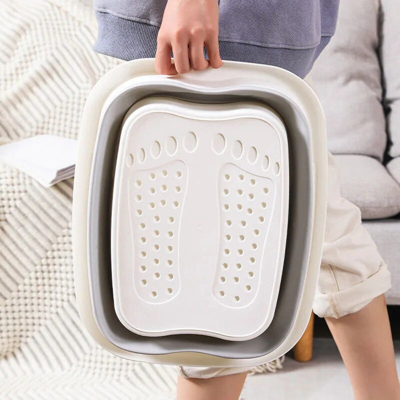 Foldable Footbath Soaking Massage Bucket