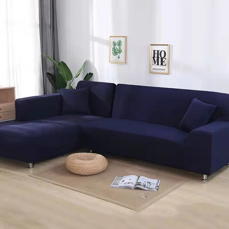 Solid Color Living Room Elastic Sofa Cover