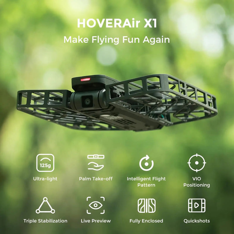 HOVER Air X1 Flying Intelligent Automatic Cam