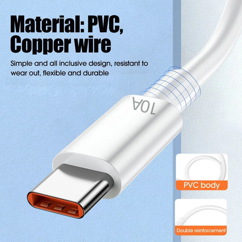 120W 10A USB Cable Fast Charging