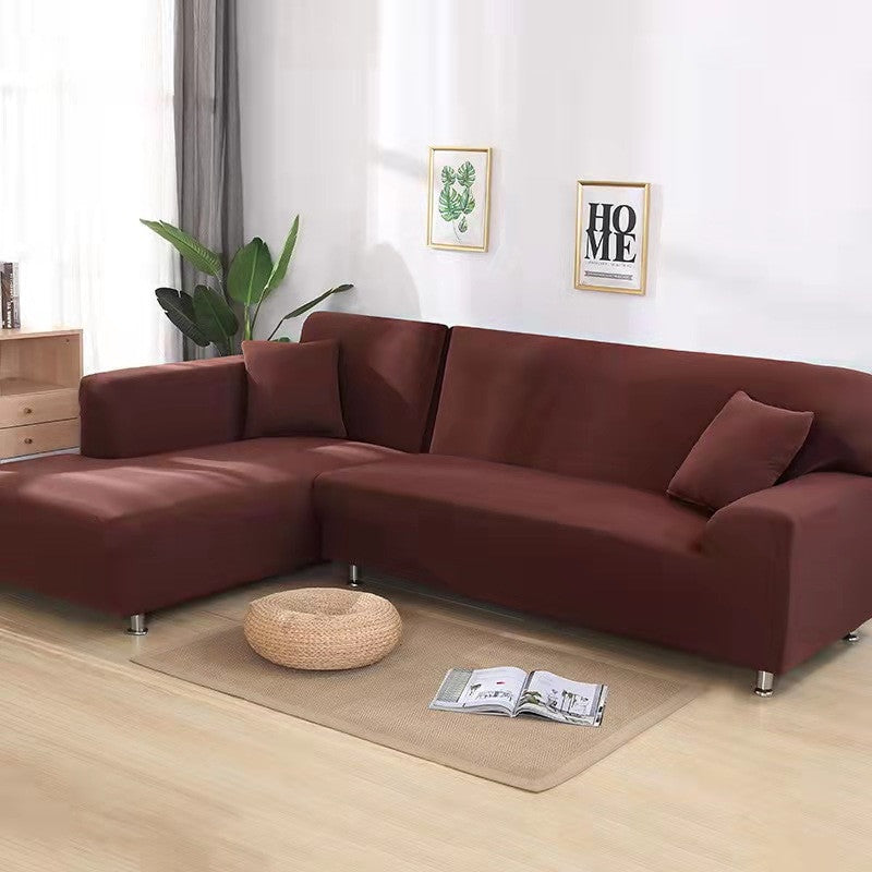 Solid Color Living Room Elastic Sofa Cover