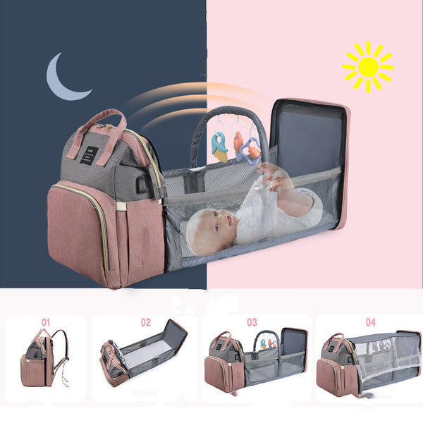 𝐁𝐚𝐛𝐲 𝐂𝐫𝐢𝐛 𝐁𝐚𝐜𝐤𝐩𝐚𝐜𝐤 𝐂𝐚𝐫𝐫𝐲𝐢𝐧𝐠 𝐁𝐚𝐠