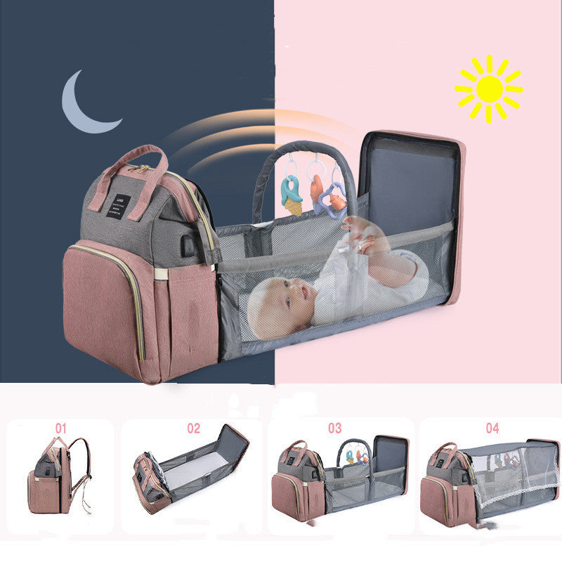 𝐁𝐚𝐛𝐲 𝐂𝐫𝐢𝐛 𝐁𝐚𝐜𝐤𝐩𝐚𝐜𝐤 𝐂𝐚𝐫𝐫𝐲𝐢𝐧𝐠 𝐁𝐚𝐠