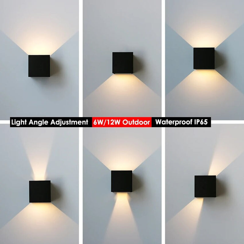 LED 6W/12W Outdoor Waterproof IP65 Wall Light