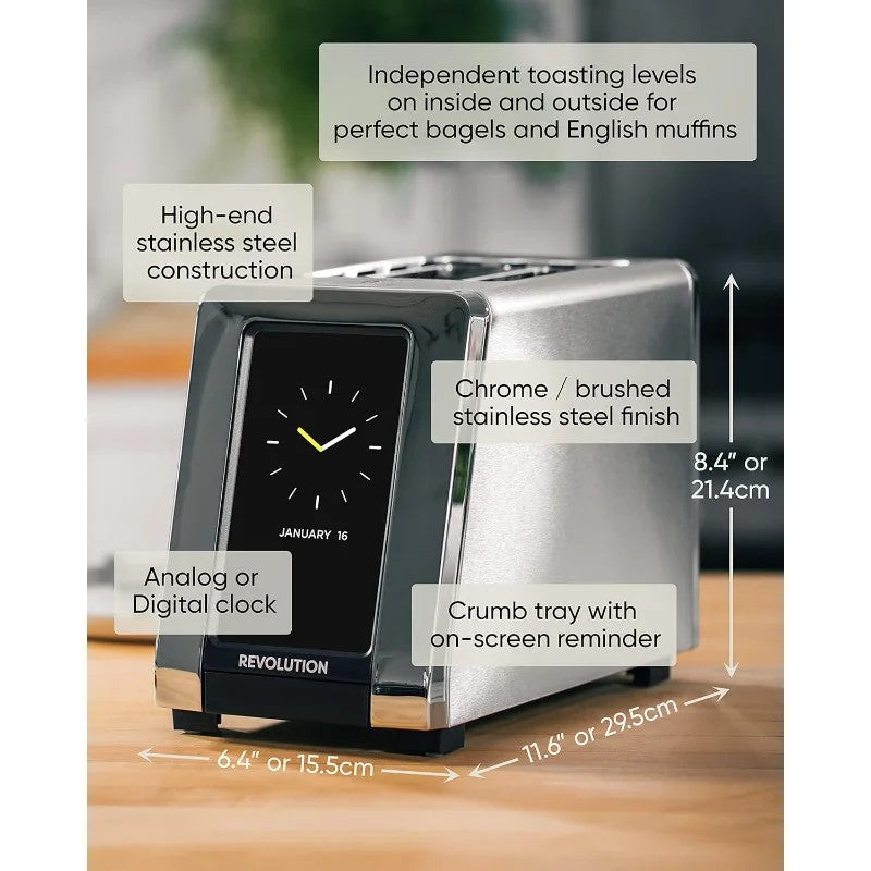 Smart Touchscreen Toaster, 2-Slice Toaster
