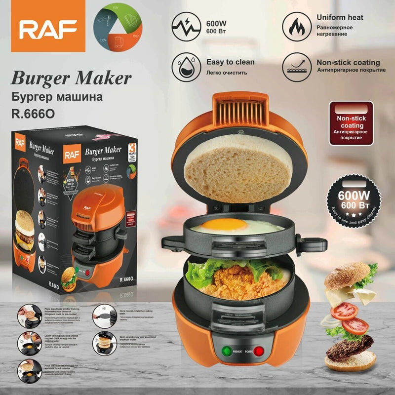 Household Multifunctional Breakfast Machine Portable Hamburger Sandwich Machine