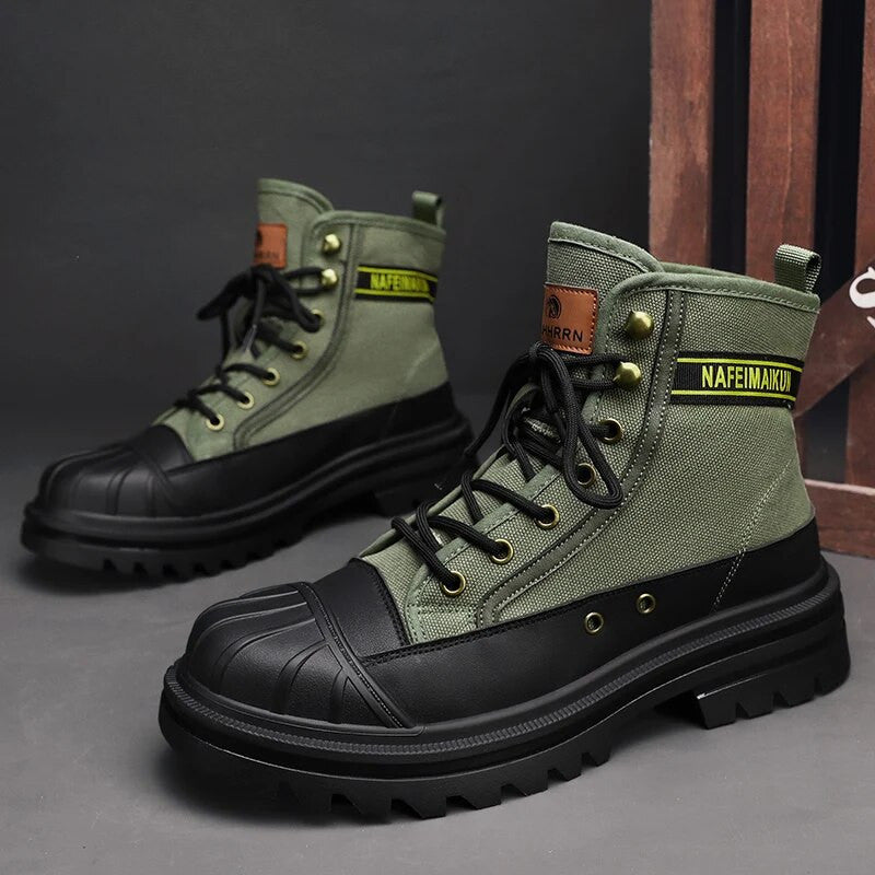 CYYTL Men's Canvas Winter Boots