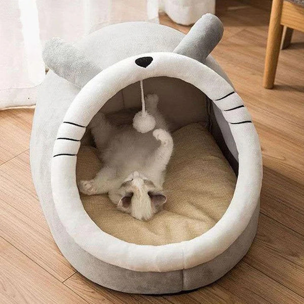 Cats Small Tent Cave Self-Warming Bed