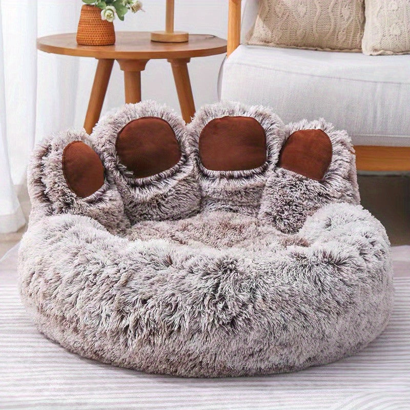 Dog Cat Pet Sofa Paw Shape Bed