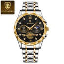 POEDAGAR Luxury Man Waterproof Wristwatch