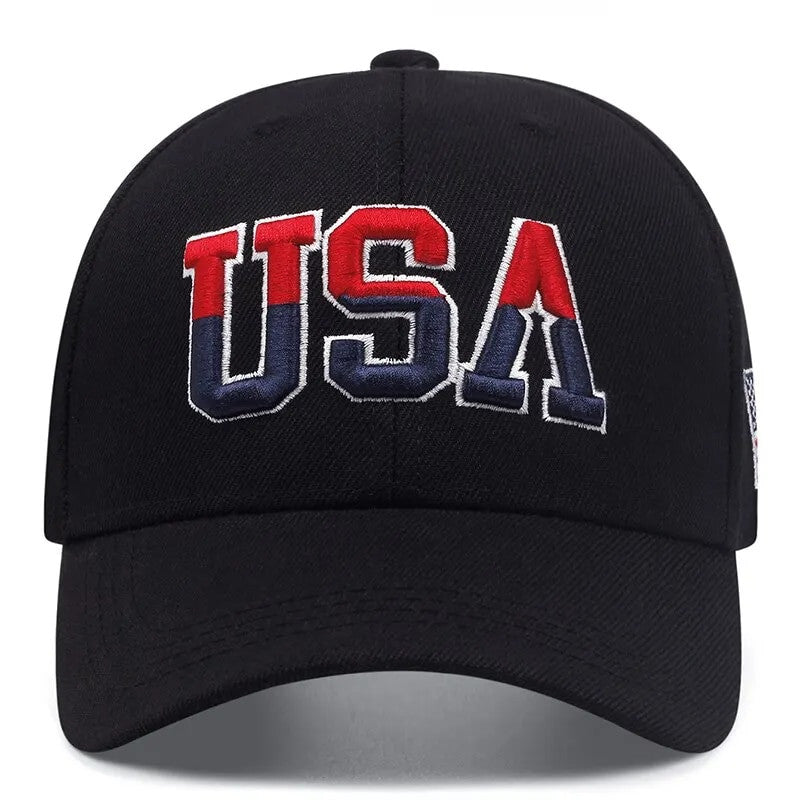 USA Embroidered Fashion Fastball Classic Caps