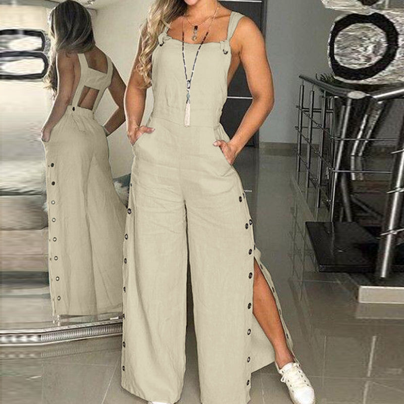 Ladies Sexy Romper Summer Sleeveless Jumpsuit