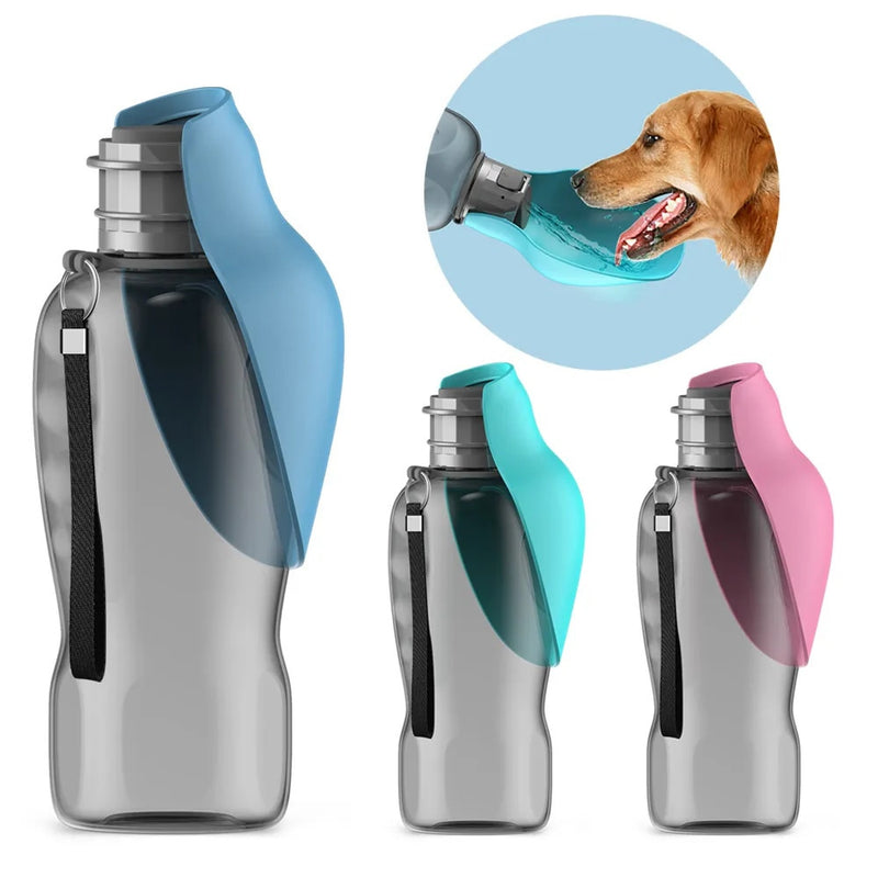 800ml Portable Dog Drinking Water Bottle