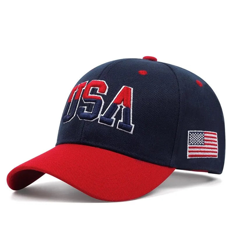 USA Embroidered Fashion Fastball Classic Caps