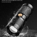 Waterproof Rechargeable Led Double Flashlight