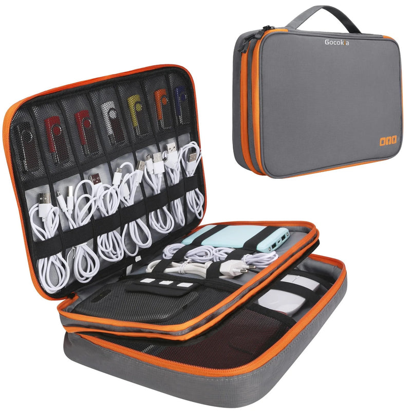 Portable Electronic Accessories Travel Case