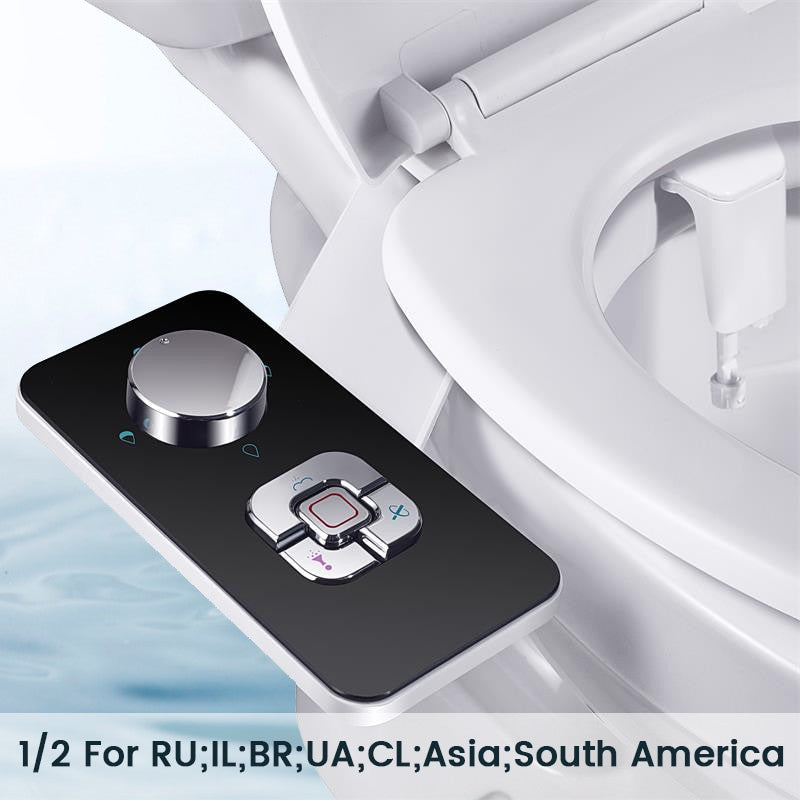 Non-electric Self-cleaning Front Rare Toilet Seat